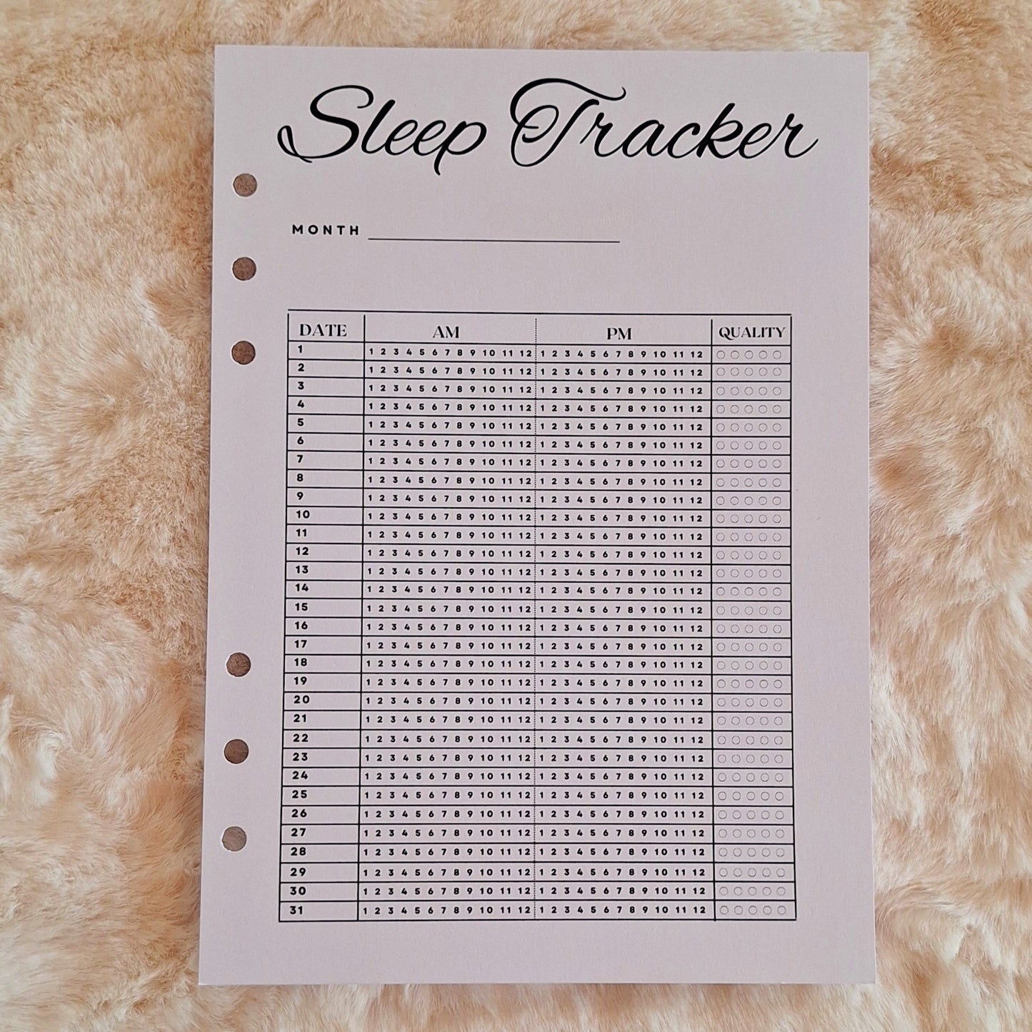 Tracking Journal