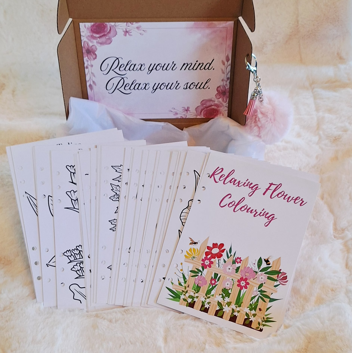 Relaxing Flower Colouring