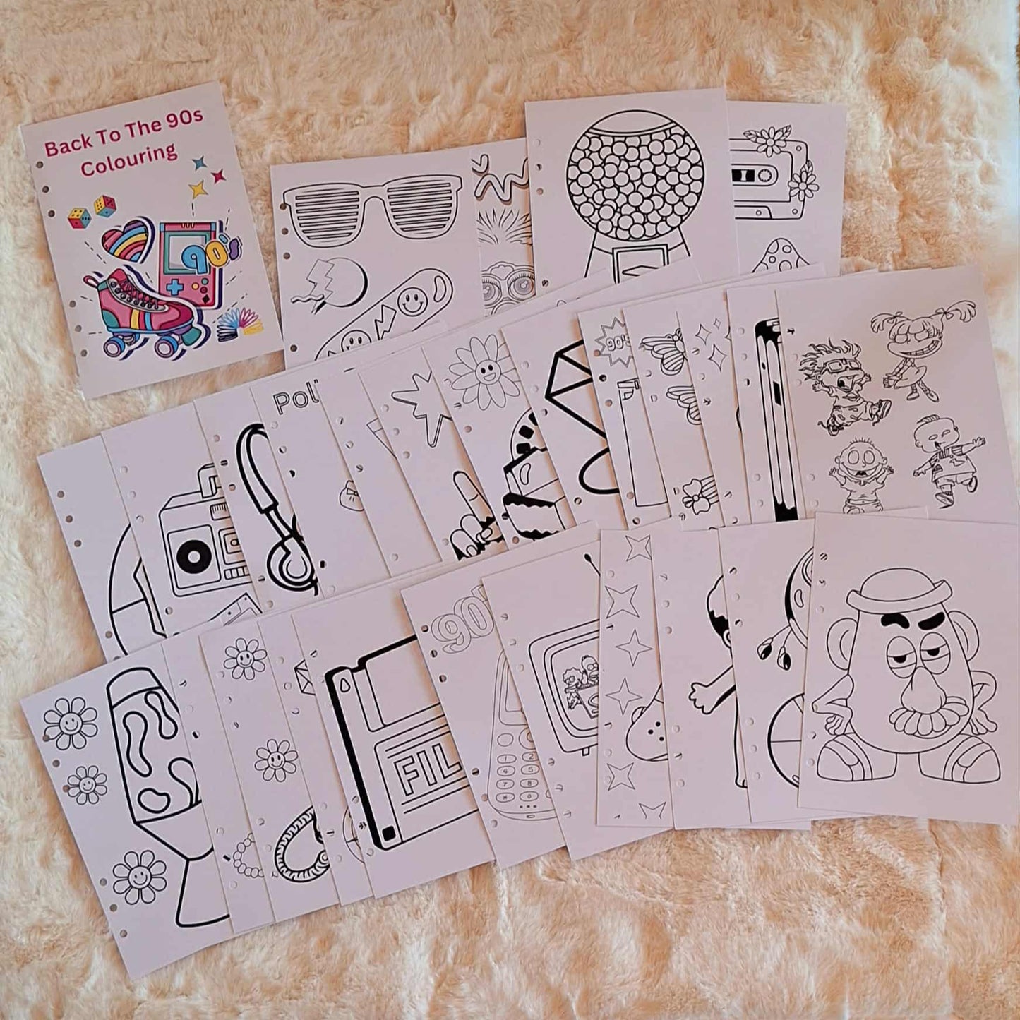90s colouring sheets
