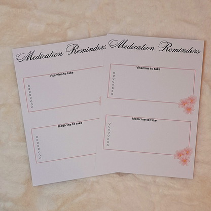 Reminder Sheets