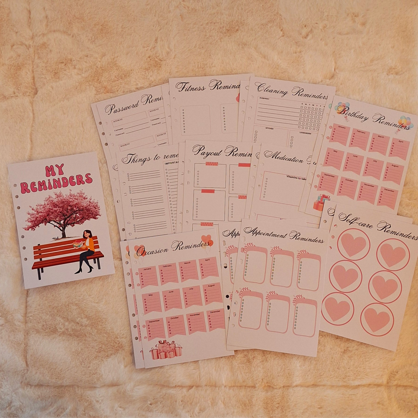Reminder Sheets