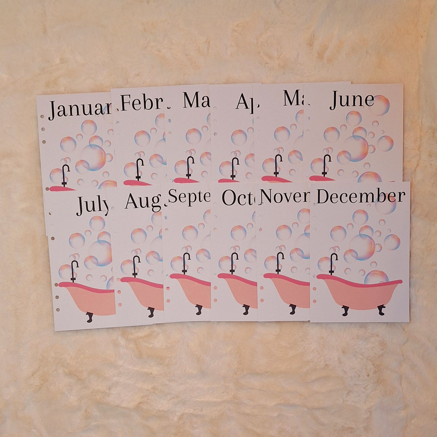 Monthly Spread sheets