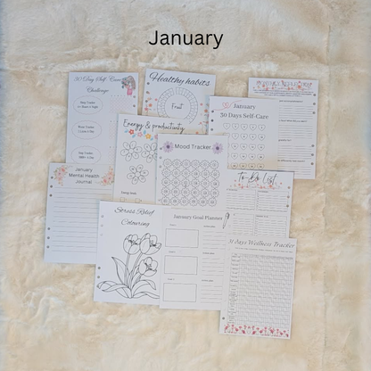 wellness Journal Inserts