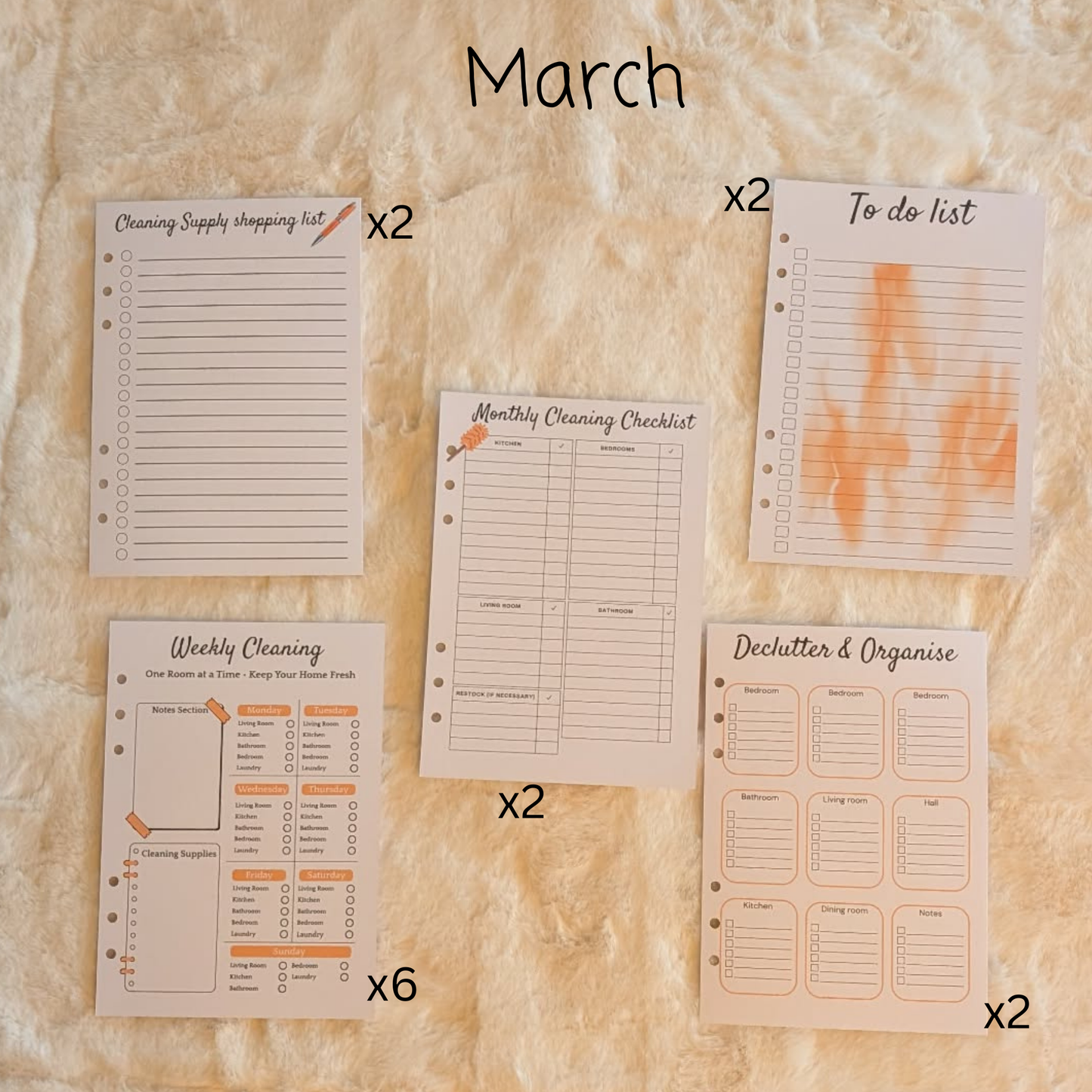 Personalised Cleaning Journal