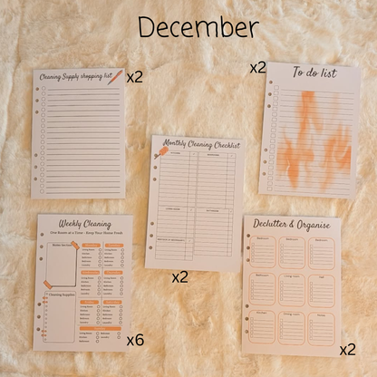 Personalised Cleaning Journal