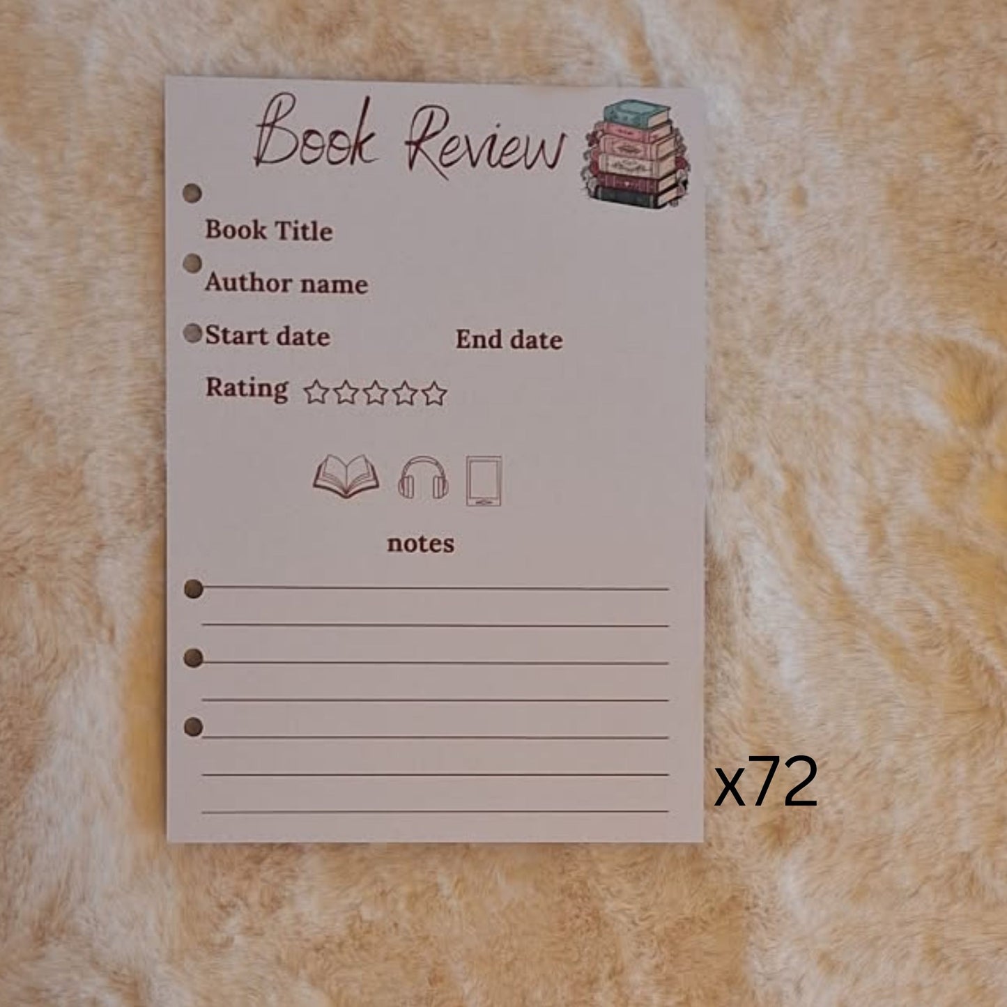 Personalised Reading Journal