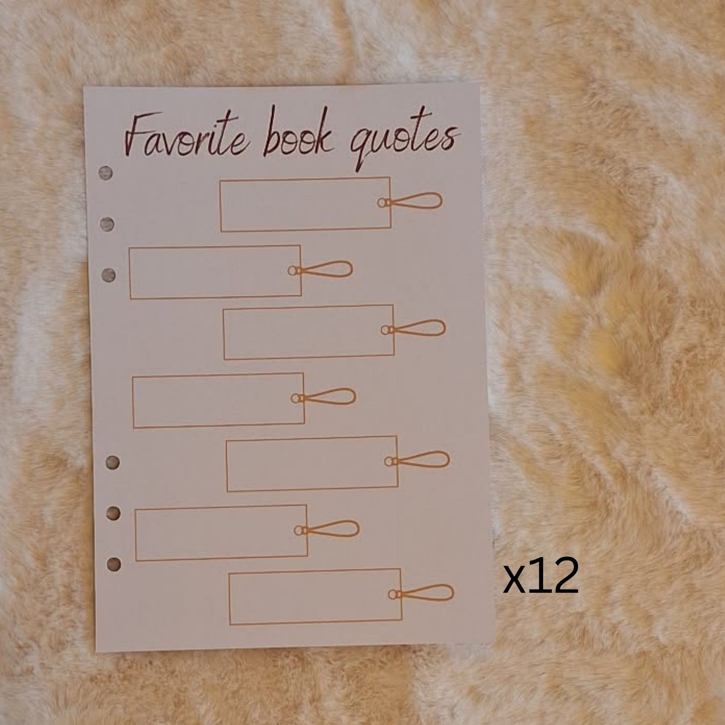 Personalised Reading Journal