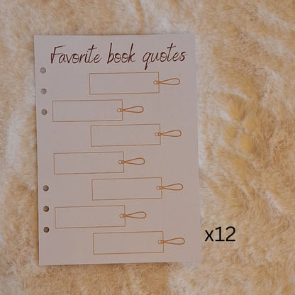 Personalised Reading Journal