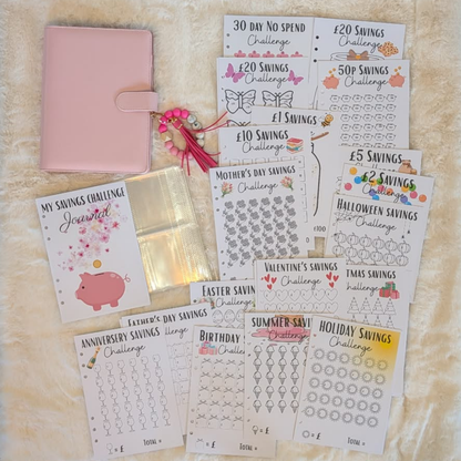 Personalised Money saving journal
