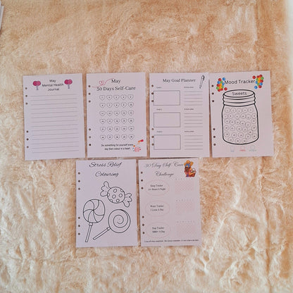 wellness Journal sheets