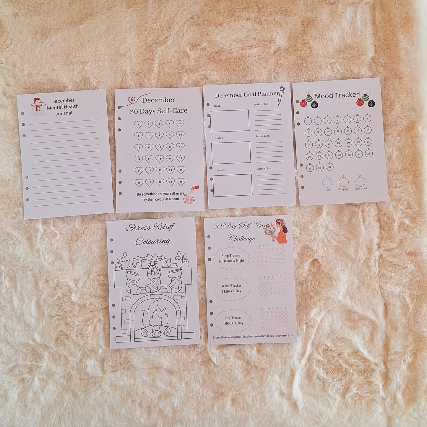 wellness Journal sheets