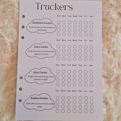 Mental Health Journal sheets