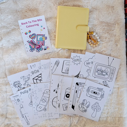 Personalised 90s Colouring