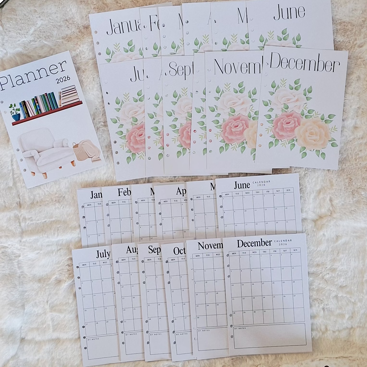 2026 planner inserts