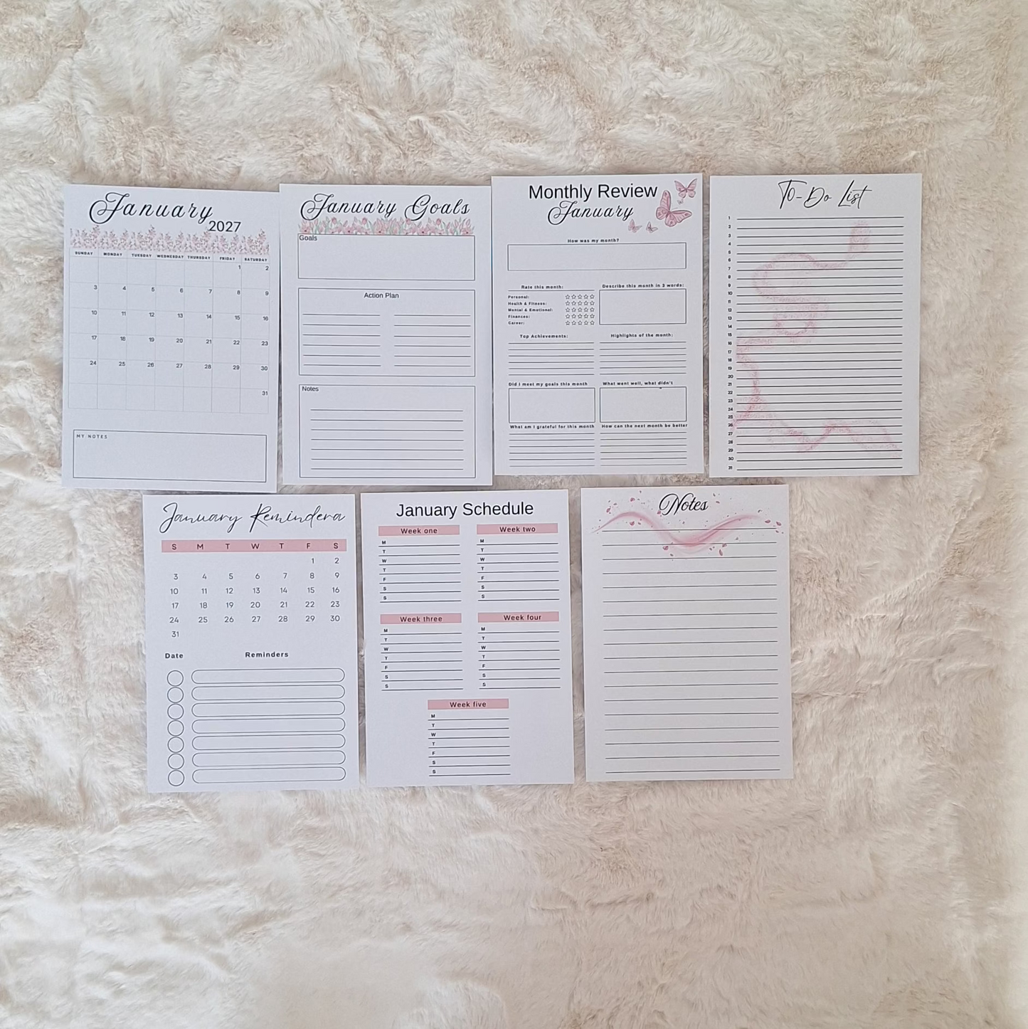 2027 planner inserts