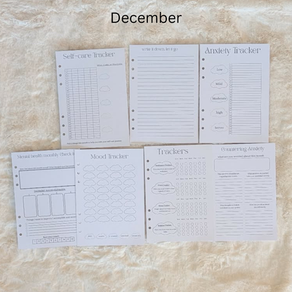 Mental Health Journal Inserts