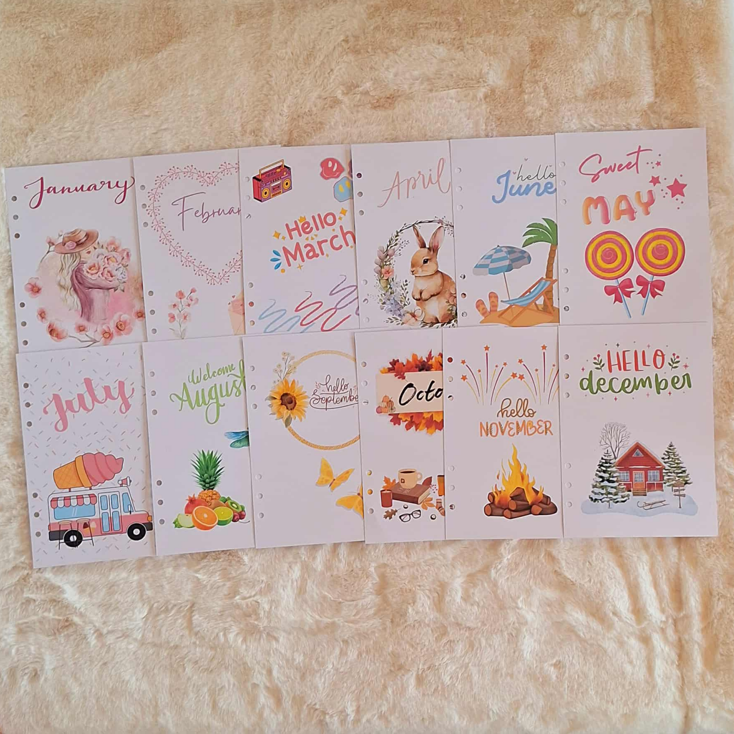 Monthly Spread sheets