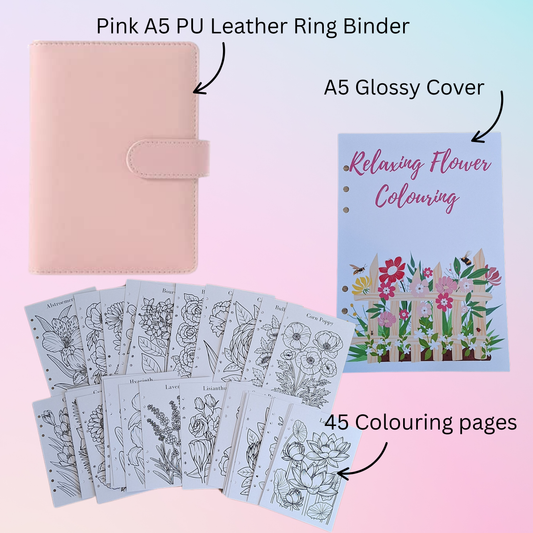 Relaxing Flower Colouring