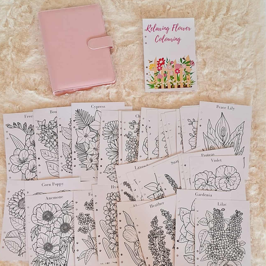 Relaxing Flower Colouring