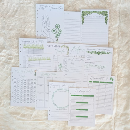 Pregnancy Journal Inserts