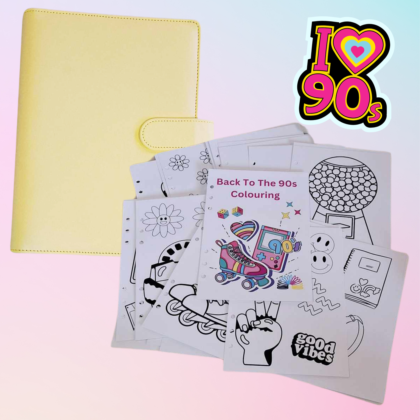 Back to the 90s Colouring