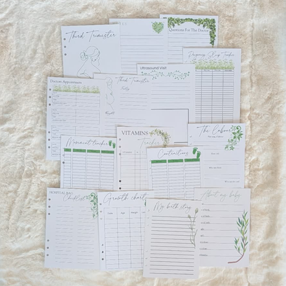 Pregnancy Journal Inserts