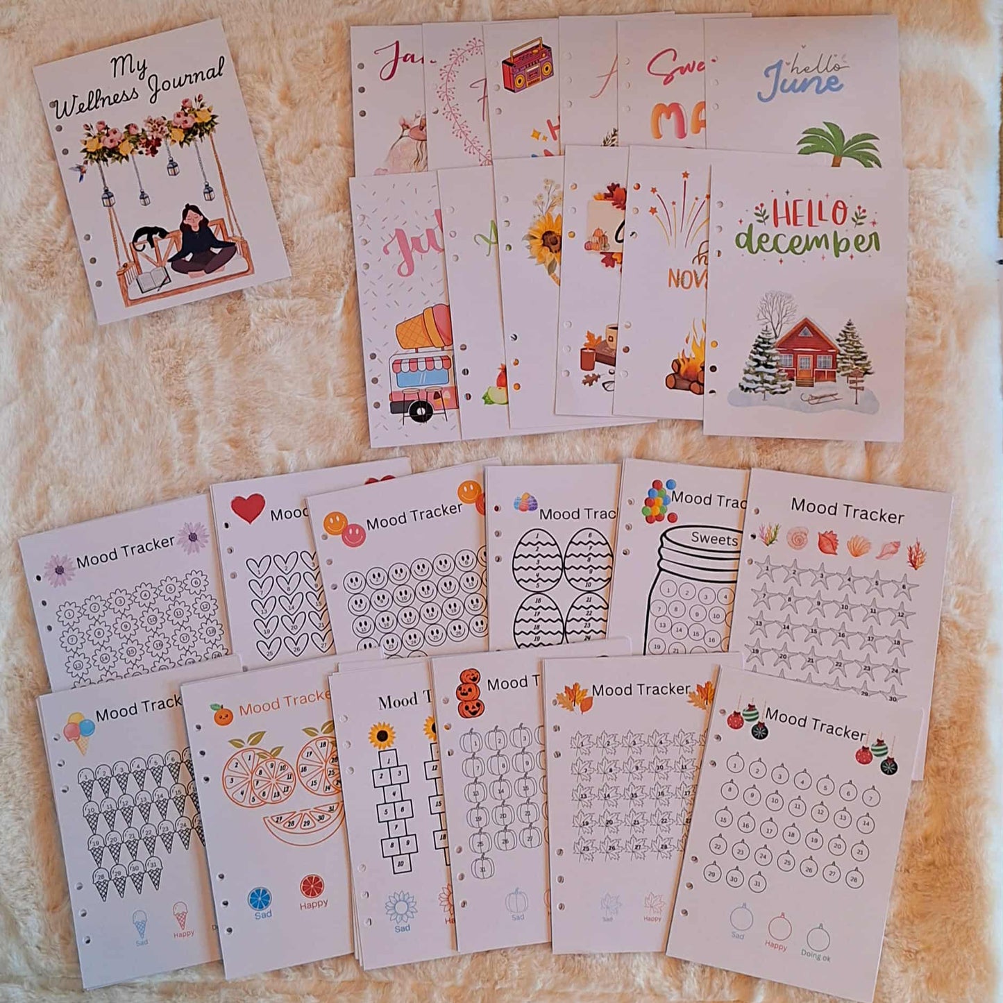 wellness Journal sheets
