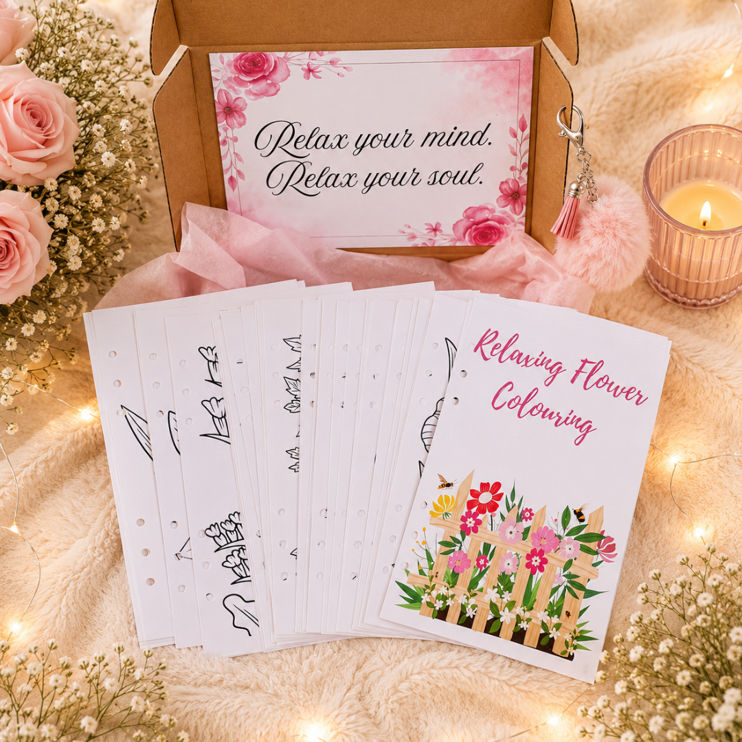 Relaxing Flower Colouring